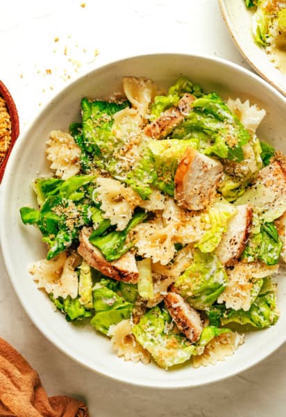 Chicken caesar pasta salad recipe